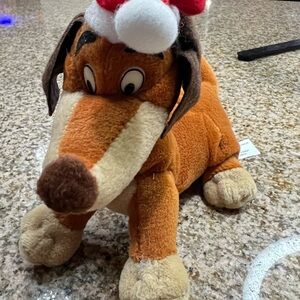 Brown and Cream Dog Plush Toy